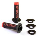 X-GRIP MANŽETY BRAAAAP GRIPS RED ČERVENÁ FARBA S ADAPTÉROM ROLGAZU X2102