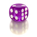 КОСТИ 1,6 СМ RPG ФИОЛЕТОВЫЙ ПРОЗРАЧНЫЙ