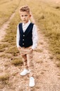 Vizitka pre chlapca vesta - nohavice 80 Značka By Royal Baby