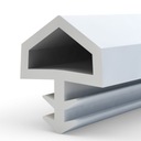 Уплотнитель для дверей и окон 50м белый STD05