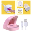 Mini nechtová lampa UV gélová lampa na nechty, USB Mini Nail UV Light LED Therapy Pink Dominujúca farba viacfarebná
