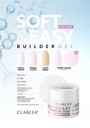 CLARESA - Budujúci gél Soft&Easy builder gel Sweet Sugar 12g Kapacita 12 ml