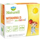 Naturell Vitamín D pre deti na sanie jahoda vanilka bez curku 60x