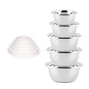 НАБОР КУХОННЫХ МИСШЕК ГАСТРОНОМИЧЕСКИХ СТАЛЬНЫХ, СТАЛЬ