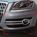 FOR-AUDI Q5 2009-2012 ABS CROMO PARTE DELANTERA LUZ 