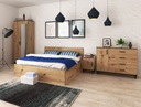 PINNO 4-комнатный комплект Артизан Дуб, комод, шкаф, кровать
