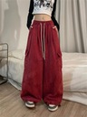 Women's Elastic Waist Drawstring Design Casual Jea Marka bez marki