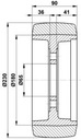 230X90-65 RUEDA LINDE 0039902305 