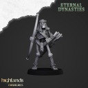 Tomb Kings Древние скелеты с луком #1 Highlands Miniatures