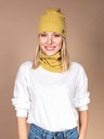 Женская хлопковая шапка + комплект с утеплителем для шеи ЦВЕТА