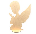 ДЕРЕВЯННЫЙ ДЕКОР ДЛЯ ПРИЧАСТИЯ ОРНАМЕНТ АНГЕЛ МАЛЬЧИК НА ПОДСТАВКЕ ДЛЯ ПРИЧАСТИЯ