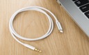 Кабель AUX Lightning Аудиоадаптер iPhone mini Jack 3.5 iPhone iPad 1M