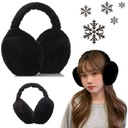 ЖЕНСКИЕ ЗИМНИЕ УШИ, УТЕПЛЕННЫЕ, ПЛЮШЕВЫЕ, ТЕПЛЫЕ, СКЛАДНАЯ МЕХОВАЯ ПОВЯЗКА НА ГОЛОВЬ