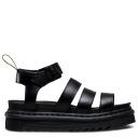 DR. MARTENS BLAIRE BLACK BRANDO SANDALS 43