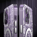 Magnetyczne etui iPhone 14 Pro Max MagSafe PQY Geek Series srebrne Kod producenta 6959003508836