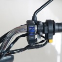 COMMUTATEUR COMMUTATEUR INTERRUPTEUR SUR DIRECTION MOTOCYCLETTE CHARGEUR LED USB 2Aphoto 8