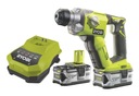 Ударный молоток Ryobi R18SDS Перфоратор, 2x 4,0 Ач, сумка для зарядного устройства