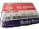 ЗАДНИЕ ТОРМОЗНЫЕ КОЛОДКИ KIA 0K2FC2628Z