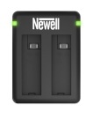 Двухканальное зарядное устройство Newell для аккумуляторов GoPro 4