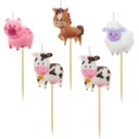 СВЕЧИ для торта ФЕРМА Звери ПАЙКЕРС день рождения