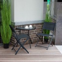 Nábytok na Balkón Záhrada Terasa Komplet Stôl 2 STOLIČKY EAN (GTIN) 5900410710313