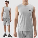 ФУТБОЛКА 4F МУЖСКАЯ ФУТБОЛКА БЕЗРУКАВОВ ВЕРХНЯЯ МАЙКА ХЛОПОК SPORTS SS24