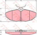 DISCS PADS REAR TRW JAGUAR XJ 