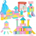 ДЕРЕВЯННЫЕ ПАСТЕЛЬНЫЕ БЛОКИ В ВЕДРЕ 28 ВЫБОРЫ.