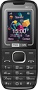 Черно-синий телефон MAXCOM MM135 Dual Sim