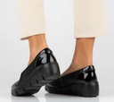 Женские кожаные туфли черные FILIPPO DP6162 Спортивные весенние туфли без шнуровки 36