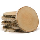 Срезы древесины, диски берёзы 10-12 см 8 шт.