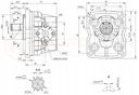 ШЕСТЕРЕННЫЙ ГИДРАВЛИЧЕСКИЙ НАСОС NSZ10 10см3 15Л ЛЕВЫЙ ЛЕВАЯ СКОРОСТЬ 6 HYDROSILA CUTTER