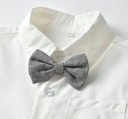 Комплект рубашка, брюки 100, галстук-бабочка, подтяжки, ДЕФЕКТ