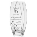 Ваза с гравировкой ДЕНЬ РОЖДЕНИЯ УЧИТЕЛЯ ЮБИЛЕЙ