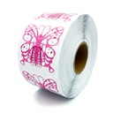 Формы для наращивания ногтей 50шт Butterfly Pink