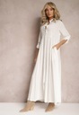 Biała Sukienka S Szerokość pod pachami 45 cm