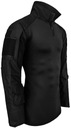 Рубашка боевая ТАКТИЧЕСКАЯ ТОЛСТОВКА Униформа Термоактивная Быстросохнущая черная L