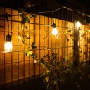 Набор из 10 светодиодных ламп E27 BALL ST45 1 Вт, декоративная на 360° для садовой гирлянды