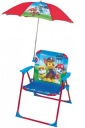КРЕСЛО PAW PATROL КРЕСЛО ЗОНТИК СТУЛ ДЕТСКИЙ САД