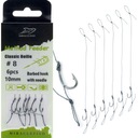 PRZYPONY HAKI TEFLONOWE METHOD FEEDER Z WŁOSEM R8