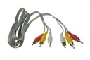 3 КАБЕЛЯ RCA ДЛЯ ПОДУШИ, 1,4 М