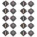 POCZYTALNOŚĆ SANITY 1 ZESTAW 10 METALOWYCH MONET ZAMIENNIK DO ARKHAM HORROR