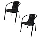 Комплект из 2 садовых стульев - комплект ФЛОРА