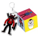 ORYGINALNA SKIBIDI TOILET TITAN CAMERAMAN KLASYCZNA KOSTKA RUBIKA + BRELOK