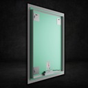 Светодиодное зеркало для ванной комнаты 80x60 ATLANTA TOUCH SWITCH