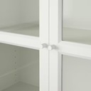 IKEA BILLY OXBERG Vitrína biela 120x30x202 cm Šírka nábytku 120 cm