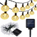 СОЛНЕЧНЫЕ САДОВЫЕ ЛАМПЫ GIRLANDA 50LED, 9м ТЕПЛЫЕ