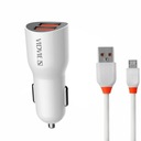 Автомобильное зарядное устройство VIDVIE 2xUSB + микрокабель