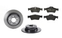 JUEGO DISCOS ZAPATAS PARTE TRASERA MERCEDES E W211 BREMBO 