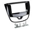 Рамка магнитолы 2 DIN Opel Karl 2017 -> черный глянцевый